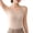Khaki, variant on Womens Scoop Neck Camisole - Double Lined Tank Top Spaghetti Strap Short Crop Tops Air Touch Fabric