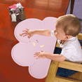 thumbnail image 5 of Kids Placemat - Silicone Cloud Shape Placemat Non Slip Placemat for Baby Toddlers, Portable Food Mat Reusable Placemats for Travel, 5 of 5