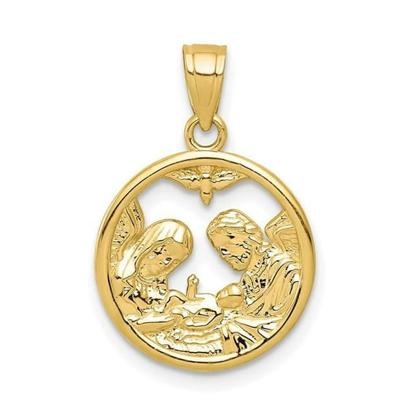 FJC Finejewelers 10k Yellow Gold Nativity Charm