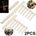 thumbnail image 4 of 2 Uds. Cordal Acústico 6 Cuerdas 3 Colores Pasadores para Guitarra Sillín () Blanco, 4 of 6