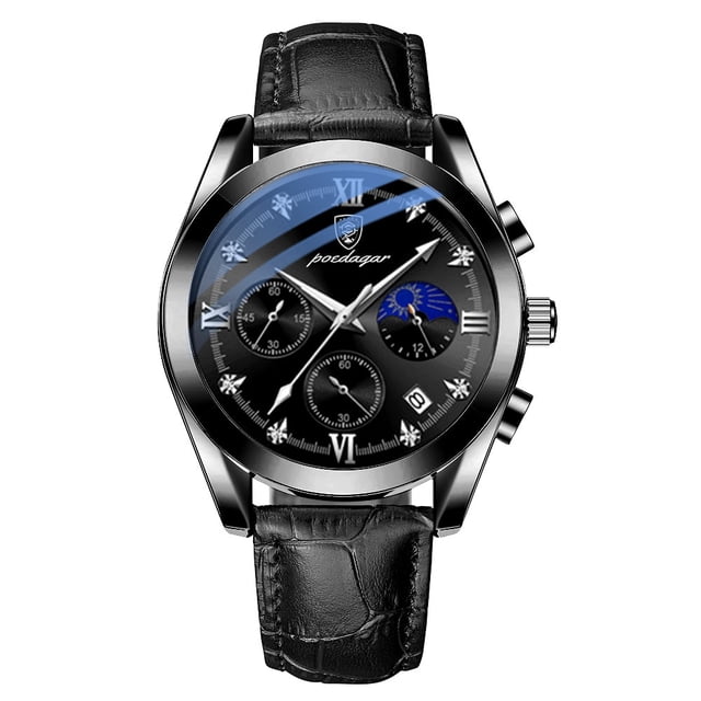 POEDAGAR Automatic Mechanical Luxury Wristwatch Tourbillon Waterproof Date&Week Stainless Steel Men Watch Relogio Masculino+box