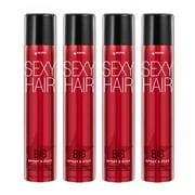 Sexy Hair Concepts Big Sexy Hair Spray & Stay, Intense Hold 9 oz (Pack of 4)