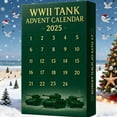 thumbnail image 5 of 2025 WWII Tank Advent Calendar - 24 Days Countdown Calendar Featuring Tanks for Holiday Surprises, 5 of 7