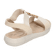 thumbnail image 3 of Sandalias Modare Mujer Cremita Adorno beige 25.5, 3 of 10