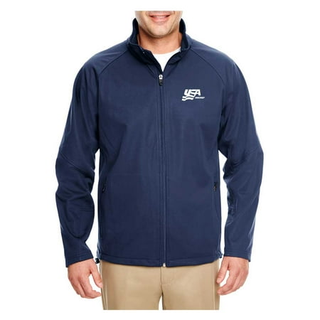 USA Hockey Mens Full Zip Performance Athletic Jacket Coat Two Tone Color Choice
