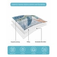 thumbnail image 5 of Quilts Full Size Bedding Set, Sea Turtle Coastal Lightweight Quilted Comforter, Blue Red Summer Beach Coral Nautical Wood Soft Bedspread Coverlet with Pillow Covers for All Season, 78" x 90", 5 of 7