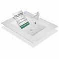thumbnail image 2 of Luke Drop-in Self-Rimming Rectangular Bathroom Sink in White w/Overflow Luke Square Drop-In Bathroom Sink White | Renovators Supply, 2 of 13