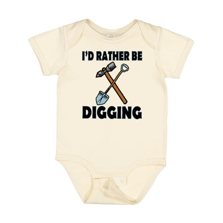 

Inktastic Archaeologist Rather Be Digging Gift Baby Boy or Baby Girl Bodysuit