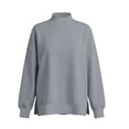 thumbnail image 5 of Yxbdin Womens Sweatshirts No Hood Mock Neck Sweatshirt Comfy Long Sleeve Tops Suitable Loose Fit Pullover Daily Going Out Fall Clothes, 5 of 9