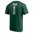 thumbnail image 3 of Men's Green Minnesota Wild Number One Dad Logo T-Shirt, 3 of 3