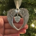 thumbnail image 3 of Christmas Angel Wing Pendant Christmas Pendant Decoration Christmas Heart Decoration New Year Xmas Gift, 3 of 6