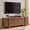 Light Walnut, variant on KeyWhat TV Stand for TVs Up to 80", Modern Farmhouse Entertainment Center with Storage Cabinet, Media Console Table for Living Room, White Alder