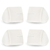 Theater Solutions TS30W Mountable Indoor Speakers White Bookshelf 2 Pair Pack