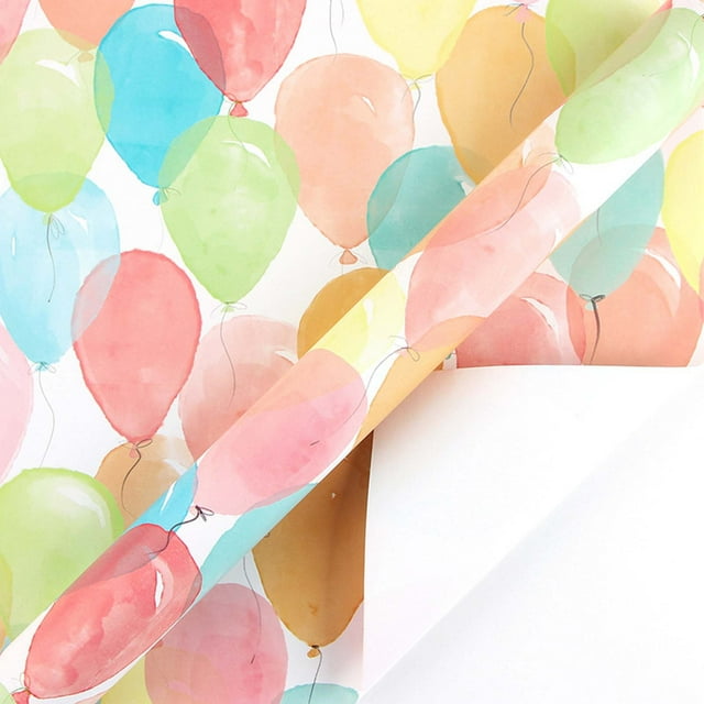 Sokhug Clearance Christmas Gift Paper Gift Paper Vintage Floral Paper Kraft Paper Wrapping Paper