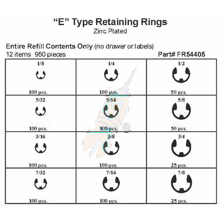 

Assortment Refill Only for FK14405 and FK54405