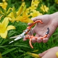 thumbnail image 4 of Pruning Shears for Gardening, Herb Snips, Flower Cutting Scissors, Indoor Plant Shears, Lightweight, Ergonomic, Carbon Steel Blade, Easy-Lock Safety, Aesthetic, 4 of 7