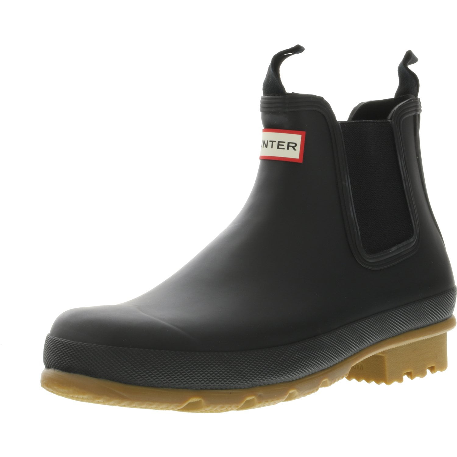 mens ankle high rubber boots