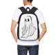 thumbnail image 4 of Balery Cute Ghost Simple Drawing Mochila para hombre y mujer - Tela Oxford 600D resistente - Gran capacidad, resistente al agua, ideal para la escuela, viajes y senderismo, 4 of 6
