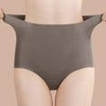 thumbnail image 2 of cfhntfmh Seamless Panties for Women High Waisted Full Coverage Underwear Solid Color Comfort Shapewear Briefs, 2 of 3