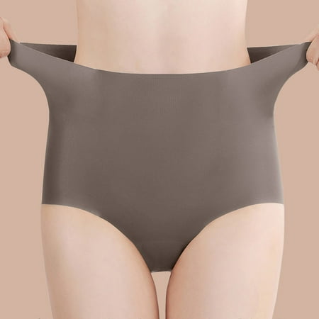 JGGSPWM Women s Lace Mid-rise WaistComfortable Body Breathable Underwear Briefs Dark Gray M