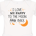 thumbnail image 4 of Inktastic I Love My Pappy to the Moon and Back Boys or Girls Long Sleeve Baby Bodysuit, 4 of 5