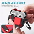 thumbnail image 2 of Maxjoy Airpods 3 Case Cover with Lock TPU Hard Shell Case Cover for Airpods 3 with Keychain, 2 of 8