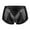 Black, variant on VgaVtl Big Boxers for Men Leather Mens Underwear Plus Size Zipper Solid Sports Boxer Briefs Underpants,Black XL
