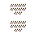 thumbnail image 3 of Bearachild 10pcs / set Centro de de flores artificiales - Apariencia realista Precio asequible Flores artificiales de bajo mantenimiento rosa Rosa claro 2Conjunto, 3 of 6