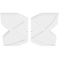 thumbnail image 2 of 38"OD x 2"ID x 13 1/4"C x 1"P Titus Architectural Grade PVC Contemporary Ceiling Medallion, Two Piece, 2 of 11