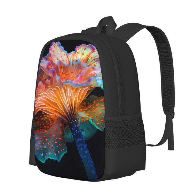 Fotbe Bioluminescent Underwater Flower Mochila para Hombre y Mujer - Tela Oxford 600D Resistente - Mochila Impermeable de Gran Capacidad para Escuela, Viajes y Senderismo