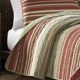 thumbnail image 4 of Eddie Bauer Home / Yakima Collection / Ensemble de Literie - Couvre-Lit Léger 100 % Coton, Prélavé pour Plus de Confort, Simple, Rouge, 4 of 7