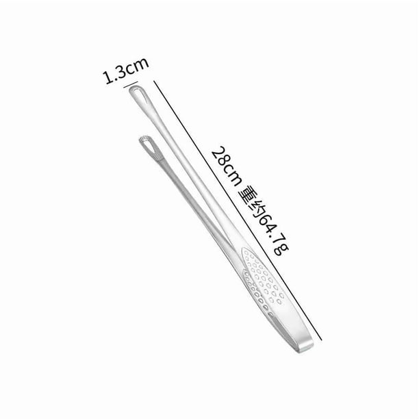 Uuiauoio 12 Inches Stainless Steel Korean BBQ Grill Tongs Japanese Barbecue Tongs for Cooking Portable Kitchenware Home Outdoor Steak Salad Food