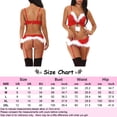 thumbnail image 2 of Conjunto de ropa interior de mujer Bragas Lencería Ropa de dormir íntima para aniversario (Rojo S) Tmvgtek Para estrenar, 2 of 2