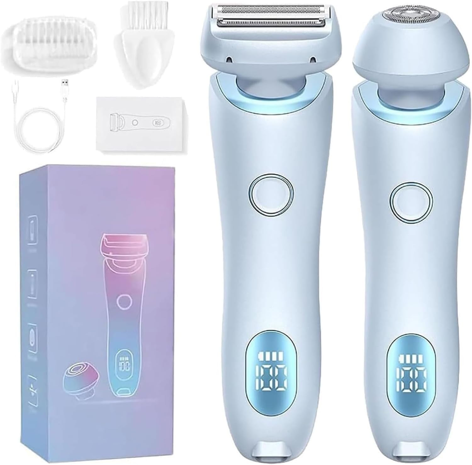 Panasonic Ladies Wet/Dry Rechargeable Epilator & Shaver, ES-ED90-P