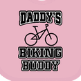 thumbnail image 4 of Inktastic Daddys Biking Buddy Boys or Girls Baby Bib, 4 of 4
