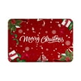 thumbnail image 2 of Rapeiae 23.6x15.7inches Christmas Decorative Carpet Diatom Mud Mat Bathroom Absorbent Mat Dirtresistants and Nonslip Bathroom Mat, 2 of 6