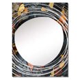thumbnail image 2 of Designart "Gold and Black Mosaic Patterns II" Abstract Tile Oversized Wall Mirror - Modern Abstract Entryway Big Wall Mirror - Multiple Color Options, 2 of 6