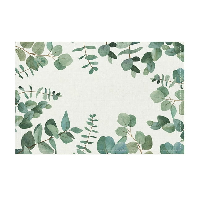 TIELUTT Napperons Napperons Familiaux Napperons de Vacances Napperons Ronds de Noël pour Bébé Ensemble de Table Ronde Ensemble de Table à Manger et Napperons pour Tables avec Napperons pour Manger