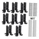 thumbnail image 3 of Soporte de base de poste Soporte de soporte ajustable Soporte de poste de armadura Soporte de barandilla 16 piezas, 3 of 8
