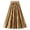 11-Yellow253, variant on Puliio Women Midi Pleated Skirt Satin Elastic Waist Full Swing Party Daily Flared Skirt