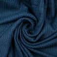 thumbnail image 4 of 59" Wide Rayon Spandex Waffle Open Knit Fabric -Anti Wrinkle,Breathable Fabric by the Yard-210 GSM-for Sewing, Apparel, Clothing, Headbands, Decorations, School, Home, and DIY Projects-Teal Denim, 4 of 4