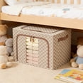 thumbnail image 6 of Hovmgk Foldable Oxford Cloth Storage Box, Stackable Fabric Organizer, Large Storage Bins for Clothes, Bedding, Household Items, Space-Saving Fabric Storage Solution, 6 of 6