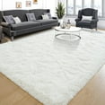 thumbnail image 2 of TWINNIS Shag Area Rug,9'x12'Soft Fluffy Area Rugs for Living Room Bedroom Kids Room Carpet,Cream White, 2 of 7