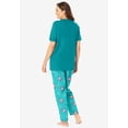 thumbnail image 2 of Dreams & Co. Plus Size Graphic Tee PJ Set, 2 of 6