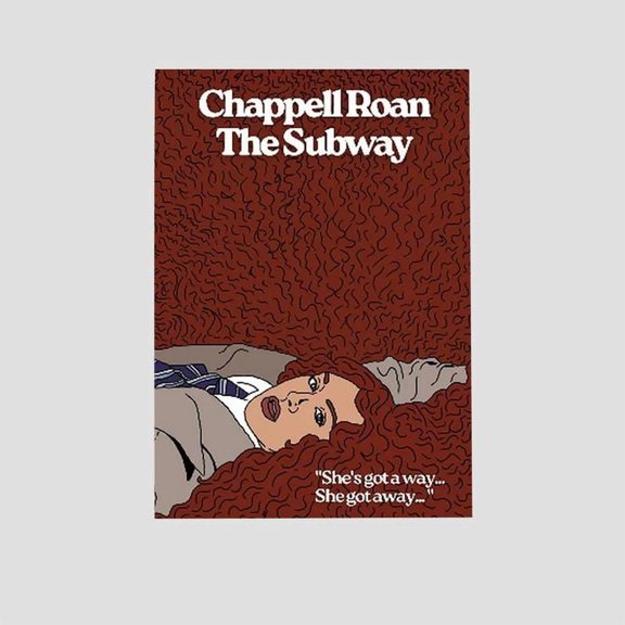 Chappell Roan Fan Art Poster – The Subway Scene Print Vibrant Pop Music Wall Art Retro Style - Size 24''x36'' - Postora