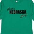 thumbnail image 4 of Inktastic Just a Nebraska Girl Born and Raised Girls Long Sleeve Toddler T-Shirt, 4 of 5