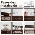 thumbnail image 4 of Set 2 Repisas Flotantes Minimalista Modernas 60x15cm, Estantes Flotantes de Pared, Estantes Flotantes, Repisas Flotantes Montadas, Repisas Flotantes Modernas, Resistentes Repisa Madera Rústicos, 4 of 6