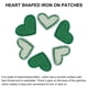 thumbnail image 4 of Parches termoadhesivos corazón Verde Bordado Unique Bargains paquete de 33, 4 of 6