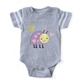 thumbnail image 1 of CafePress - Purple Ladybug - Cute Infant Baby Football Bodysuit, 1 of 1
