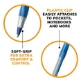 thumbnail image 4 of BIC Round Stic Grip Xtra Life Ball Pen, Medium Point (1.2mm), Blue, 12-Count, 4 of 8